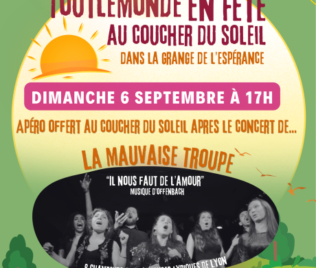 Toutlemonde en fête au coucher du soleil - Dimanche