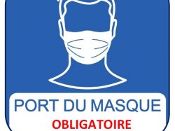 Port du masque obligatoire sur l’espace public