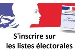 Inscription sur les listes électorales