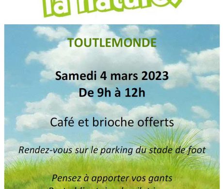 Matinée de l’environnement : 4 mars 2023