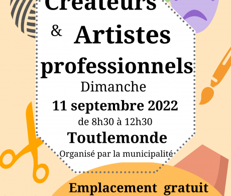 Recherche créateurs et artistes professionnels pour le marché du 11 septembre