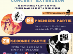 Concert de Mano et Greg le 17 septembre