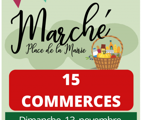 Marché dimanche 13 novembre