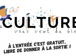 2 évènements en Avril organisés par “La Culture vous veut du bien”