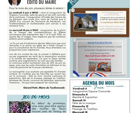 VOTRE GAZETTE DE JUIN 2025