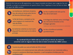 LE DÉPARTEMENT DU MAINE ET LOIRE EN RISQUE DE FEU DE FORÊT ÉLEVÉ – PROLONGATION DE L’ARRÊTÉ PRÉFECTORAL DU 20 JUIN 2025