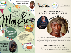 Marché très animé dimanche 13 juillet
