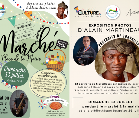 Marché très animé dimanche 13 juillet