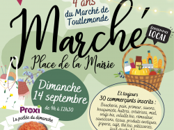 Marché du 14 septembre. 4ème anniversaire.