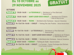 Opération de broyage des végétaux pour les particuliers du territoire de Cholet Agglomération – Automne 2025