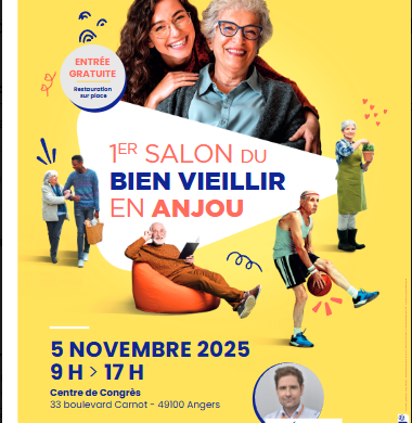 1er salon du Bien vieillir en Anjou organisé le 5 novembre 2025