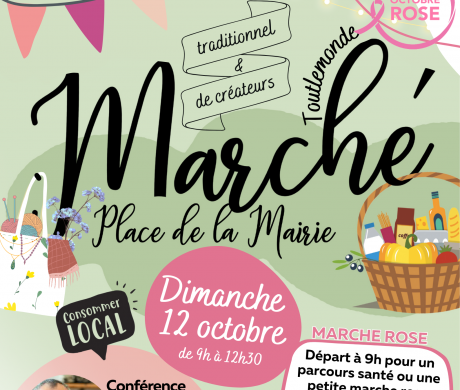 Marché, Octobre rose, Expo et conférence exceptionnelle sur les champignons ! ! !