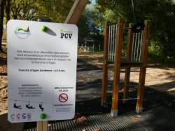 La tyrolienne est installée