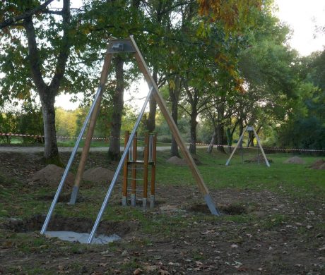 AVANCEE DES TRAVAUX – Support tyrolienne