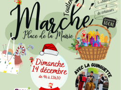 Marché de Noël, animation musicale, exposition peintures Handitou et le Père Noël