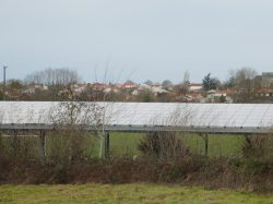 Ombrières prêtes au raccordement