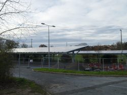 Panneaux des ombrières du parking