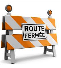Route D65 (route de Vezins) fermée