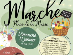 Marché de dimanche prochain 11 janvier