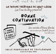 THEATRE avec une comédie présentée par la troupe “Les Fous du Roy” de St Léger – SAMEDI 7 ET DIMANCHE 8 MARS 2026
