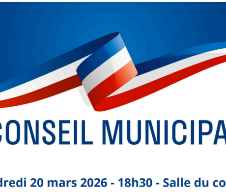 Conseil municipal – Vendredi 20 mars 2026 – 18h30