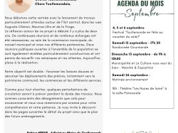 VOTRE GAZETTE DU MOIS DE SEPTEMBRE 2026
