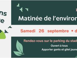 Nettoyons la nature samedi 26 septembre